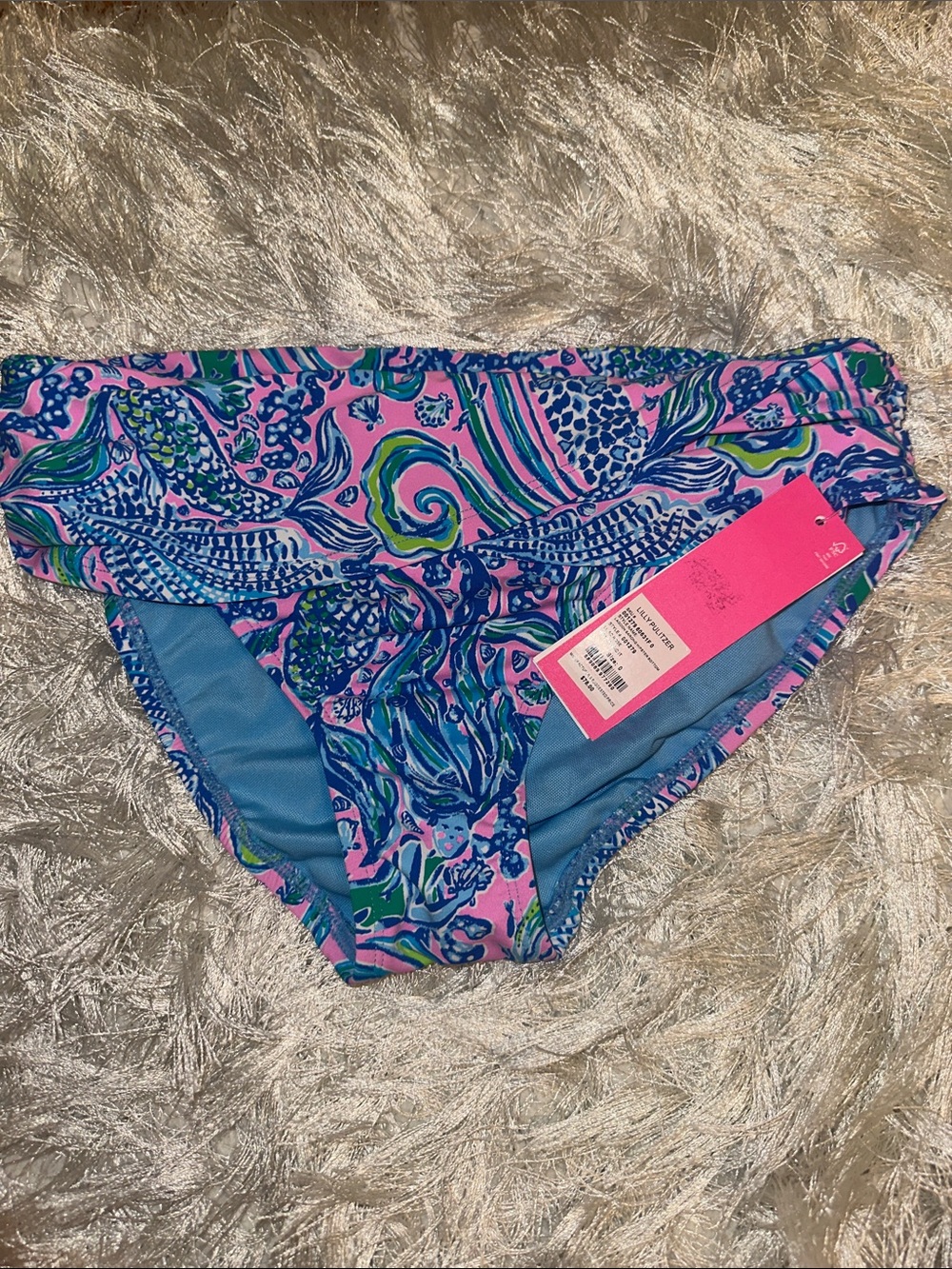 Lilly Pulitzer women’s tankini Swimsuit - Pink, Blue & Green Tropical Print
NWT - Picture 3 of 4
